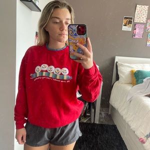 SNOW wonder i love my grandkids VINTAGE sweatshirt